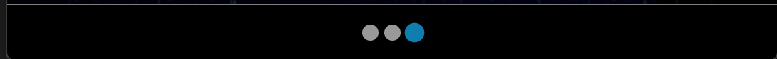 Dot navigation bar