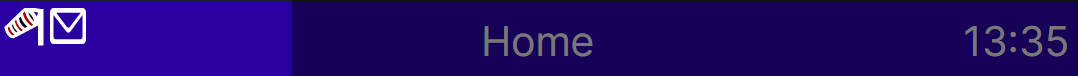 Title bar left — notifications area